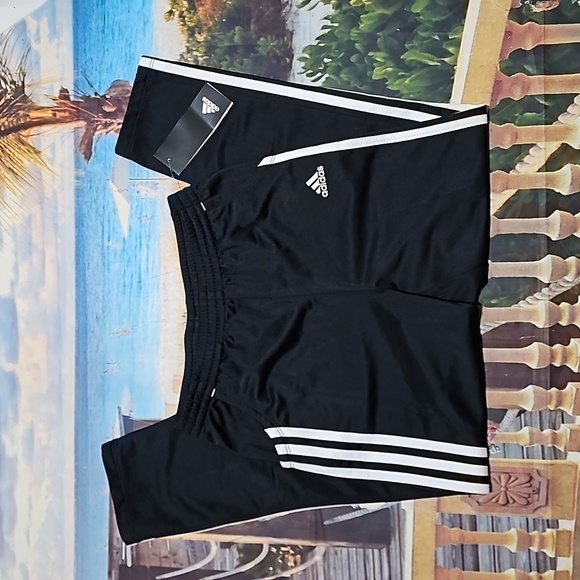Adidas‎ Black White Track Pants Size Small - Picture 1 of 8